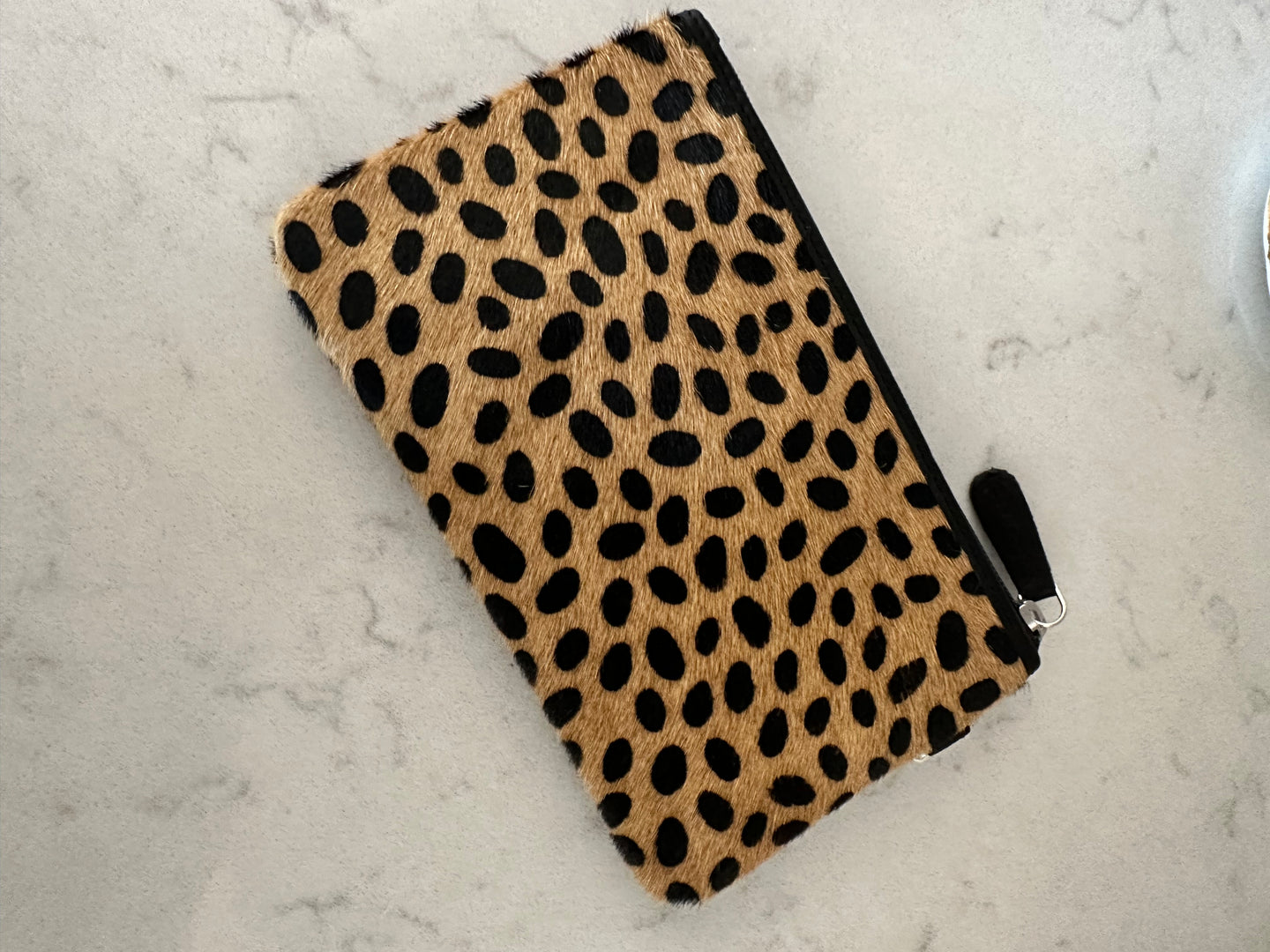 The Millie - leather cowhide clutch purse