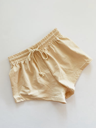 Olie Soft Jersey Shorts Biscuit - Indah Designs