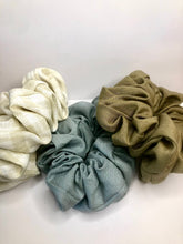 Load image into Gallery viewer, XL Over sized Linen scrunchies