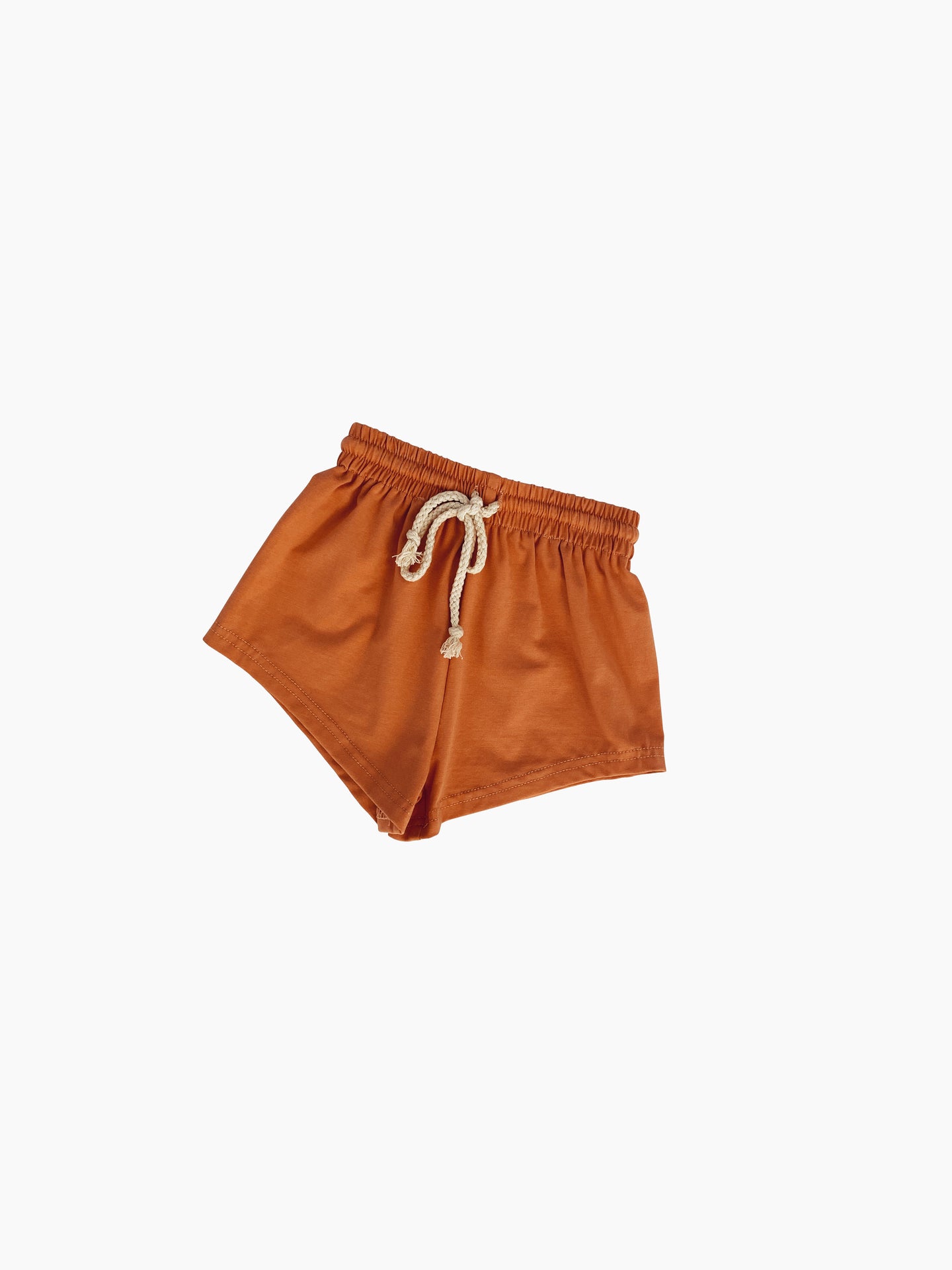 Olie Soft Jersey Shorts Rust - Indah Designs